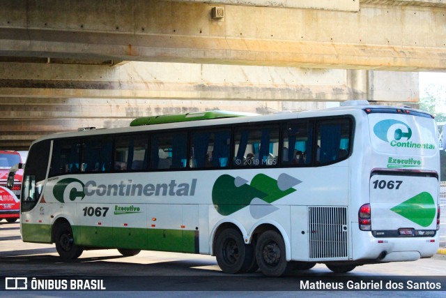 Viação Continental de Transportes 1067 na cidade de Campinas, São Paulo, Brasil, por Matheus Gabriel dos Santos. ID da foto: 6715151.