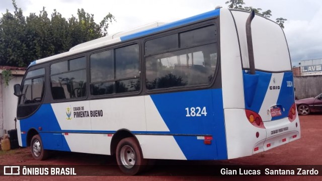 Transpaim Transportes 1824 na cidade de Pimenta Bueno, Rondônia, Brasil, por Gian Lucas  Santana Zardo. Número da foto: #6717535.