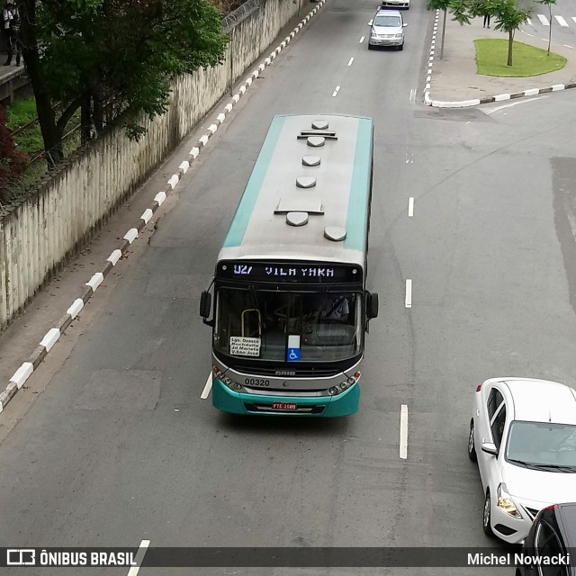 Auto Viação Urubupungá 00320 na cidade de Osasco, São Paulo, Brasil, por Michel Nowacki. Número da foto: #6717679.