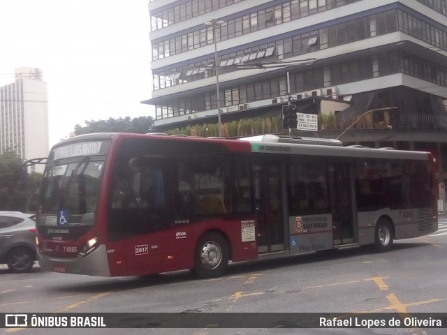 Viação Gatusa Transportes Urbanos 7 6065 na cidade de São Paulo, São Paulo, Brasil, por Rafael Lopes de Oliveira. Número da foto: #6717473.