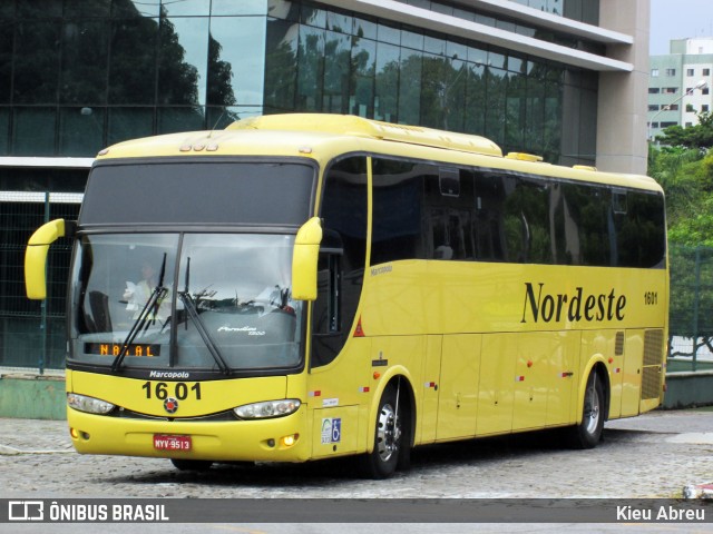 Viação Nordeste 1601 na cidade de Fortaleza, Ceará, Brasil, por Kieu Abreu. ID da foto: 6715809.