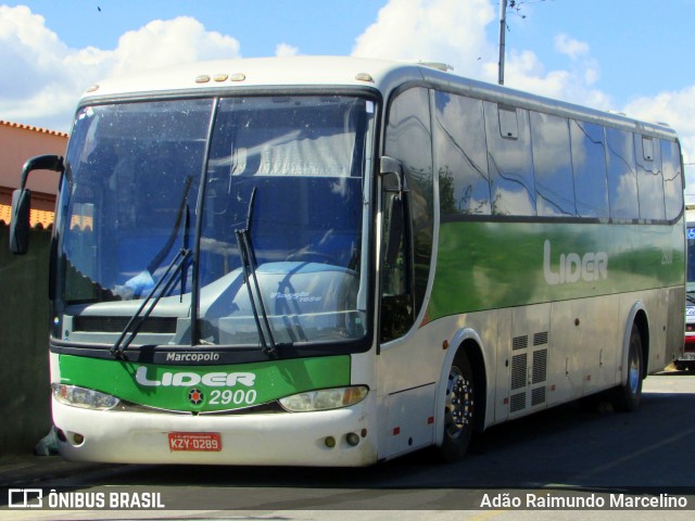 Líder Turismo 2900 na cidade de Itumirim, Minas Gerais, Brasil, por Adão Raimundo Marcelino. ID da foto: 6717197.