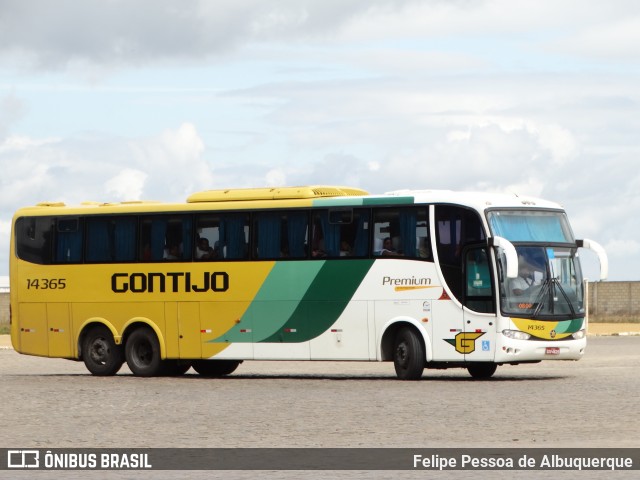 Empresa Gontijo de Transportes 14365 na cidade de Vitória da Conquista, Bahia, Brasil, por Felipe Pessoa de Albuquerque. ID da foto: 6715951.