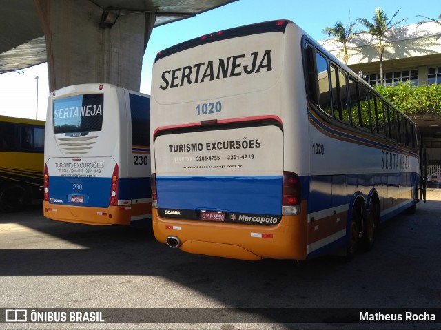Viação Sertaneja 1020 na cidade de Belo Horizonte, Minas Gerais, Brasil, por Matheus Rocha. Número da foto: #6715903.