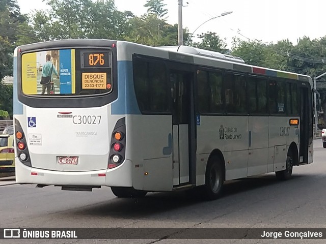 Transportes Futuro C30027 na cidade de Rio de Janeiro, Rio de Janeiro, Brasil, por Jorge Gonçalves. ID da foto: 6773261.