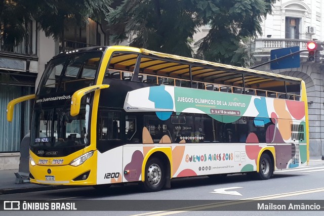 Flecha Bus 1200 na cidade de Buenos Aires, Argentina, por Mailson Amâncio. ID da foto: 6775265.