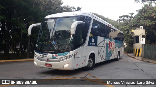 Auto Viação 1001 RJ 108.482 na cidade de São Paulo, São Paulo, Brasil, por Marcus Vinicius Lara Silva. Número da foto: #6773448.