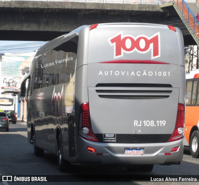 Auto Viação 1001 RJ 108.119 na cidade de Nova Iguaçu, Rio de Janeiro, Brasil, por Lucas Alves Ferreira. ID da foto: 6773715.