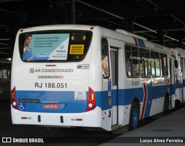 Viação Nossa Senhora da Penha RJ 188.051 na cidade de Nova Iguaçu, Rio de Janeiro, Brasil, por Lucas Alves Ferreira. ID da foto: 6773717.