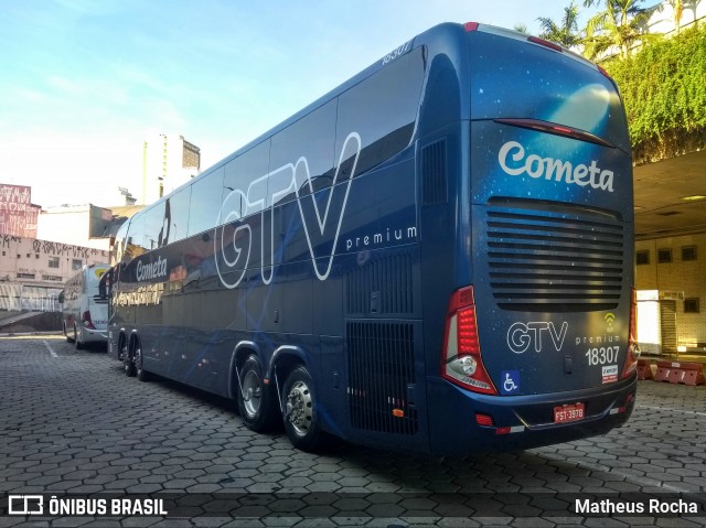 Viação Cometa 18307 na cidade de Belo Horizonte, Minas Gerais, Brasil, por Matheus Rocha. Número da foto: #6775095.