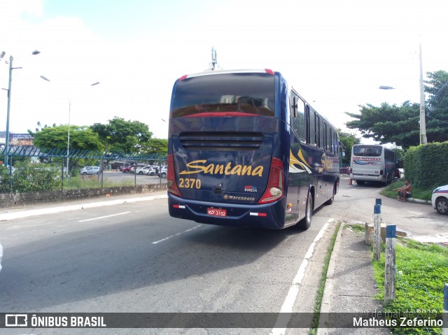 Empresas de Transportes Santana e São Paulo 2370 na cidade de Salvador, Bahia, Brasil, por Matheus Zeferino. Número da foto: #6773474.