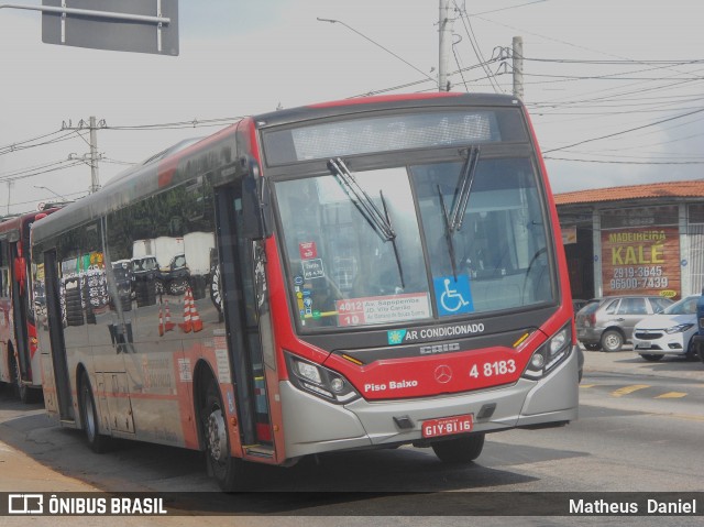 Express Transportes Urbanos Ltda 4 8183 na cidade de São Paulo, São Paulo, Brasil, por Matheus  Daniel. ID da foto: 6773259.