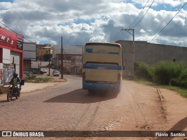 Viação Novo Horizonte 906611 na cidade de Barra da Estiva, Bahia, Brasil, por Flávio  Santos. ID da foto: 6773559.