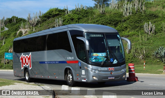 Auto Viação 1001 RJ 108.230 na cidade de Arraial do Cabo, Rio de Janeiro, Brasil, por Lucas Lima. Número da foto: #6774329.