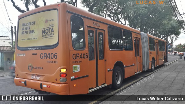 Viação Cidade Sorriso GR406 na cidade de Curitiba, Paraná, Brasil, por Lucas Weber Calizario. ID da foto: 6795927.