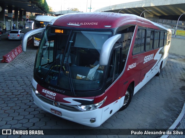 Viação Serro 24511 na cidade de Belo Horizonte, Minas Gerais, Brasil, por Paulo Alexandre da Silva. Número da foto: #6797127.