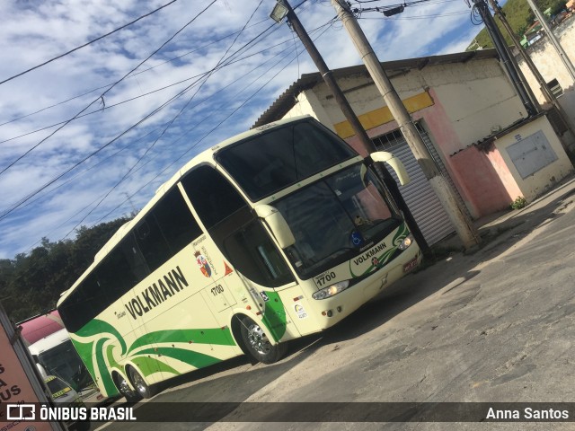 Empresa de Transportes Coletivos Volkmann 1700 na cidade de Aparecida, São Paulo, Brasil, por Anna Santos. ID da foto: 6795715.