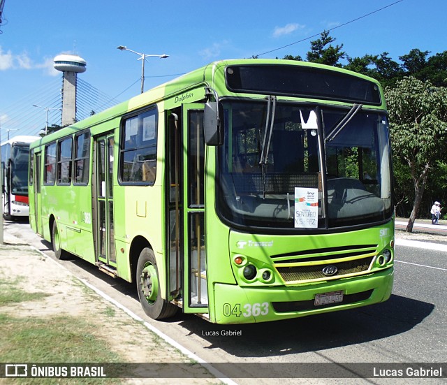 Transcol Transportes Coletivos 04363 na cidade de Teresina, Piauí, Brasil, por Lucas Gabriel. ID da foto: 6797493.