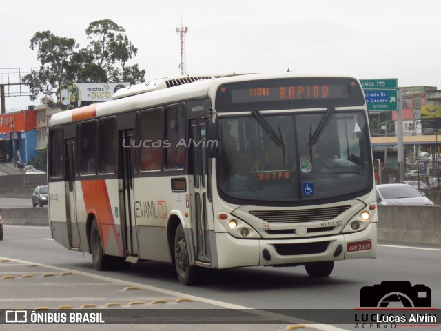 Evanil Transportes e Turismo RJ 132.123 na cidade de Nova Iguaçu, Rio de Janeiro, Brasil, por Lucas Alvim. Número da foto: #6799780.