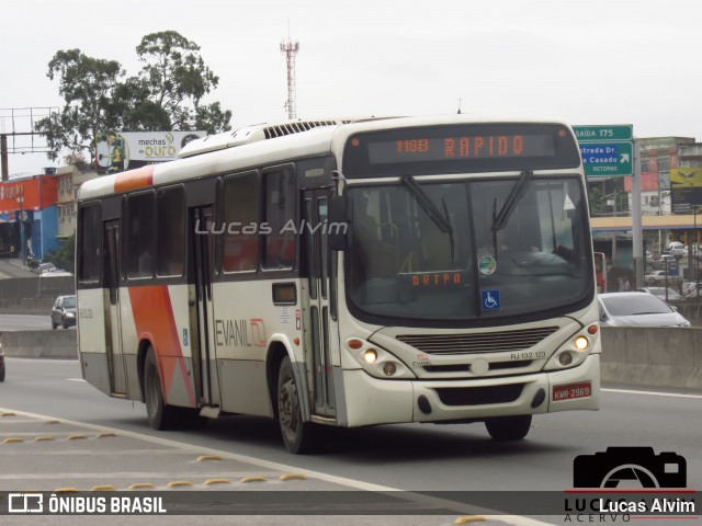 Evanil Transportes e Turismo RJ 132.123 na cidade de Nova Iguaçu, Rio de Janeiro, Brasil, por Lucas Alvim. ID da foto: 6799780.