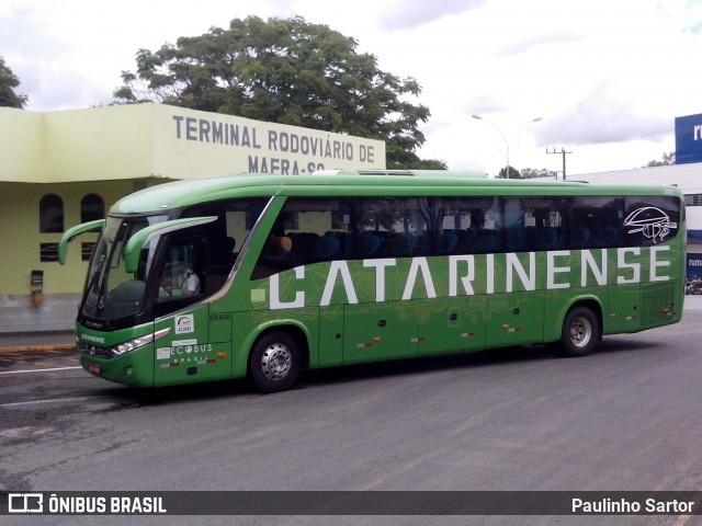 Auto Viação Catarinense 3372 na cidade de Mafra, Santa Catarina, Brasil, por Paulinho Sartor. ID da foto: 6798920.