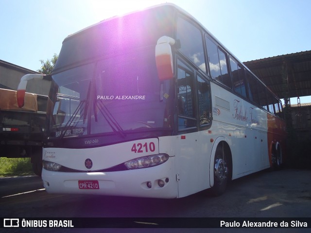Fabinho Turismo 4210 na cidade de Pedro Leopoldo, Minas Gerais, Brasil, por Paulo Alexandre da Silva. Número da foto: #6799054.