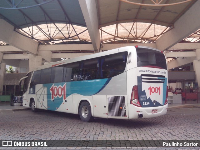 Auto Viação 1001 3354 na cidade de Joinville, Santa Catarina, Brasil, por Paulinho Sartor. ID da foto: 6798999.