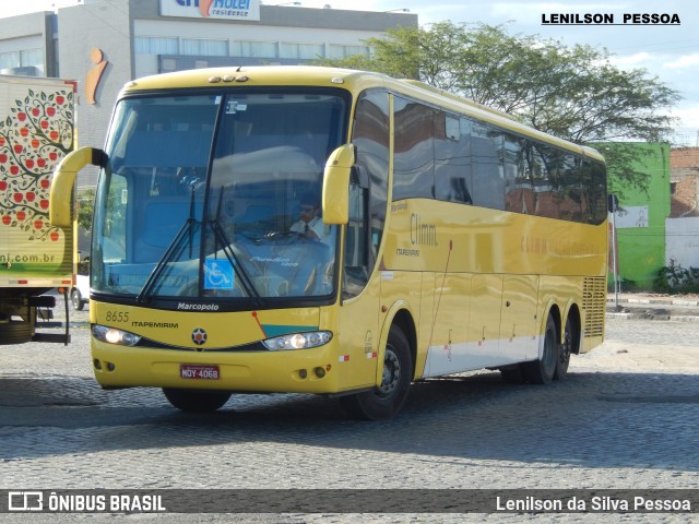 Viação Itapemirim 8655 na cidade de Caruaru, Pernambuco, Brasil, por Lenilson da Silva Pessoa. ID da foto: 6798590.