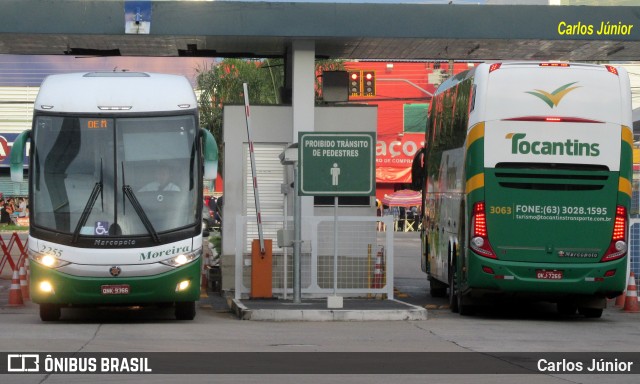 Empresa de Transportes e Turismo Moreira 2255 na cidade de Goiânia, Goiás, Brasil, por Carlos Júnior. Número da foto: #6800324.