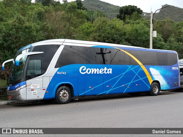 Viação Cometa 18514 na cidade de Ouro Preto, Minas Gerais, Brasil, por Daniel Gomes. Número da foto: #6800728.