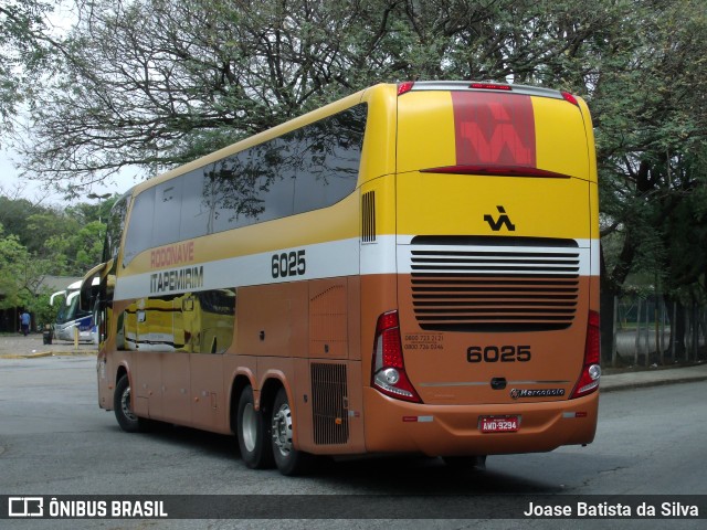 Viação Itapemirim 6025 na cidade de São Paulo, São Paulo, Brasil, por Joase Batista da Silva. Número da foto: #6801528.