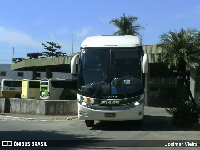 Empresa Gontijo de Transportes 21445 na cidade de Curvelo, Minas Gerais, Brasil, por Josimar Vieira. ID da foto: 6800928.