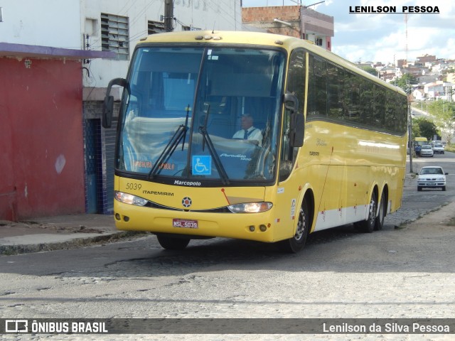 Viação Itapemirim 5039 na cidade de Caruaru, Pernambuco, Brasil, por Lenilson da Silva Pessoa. ID da foto: 6800710.