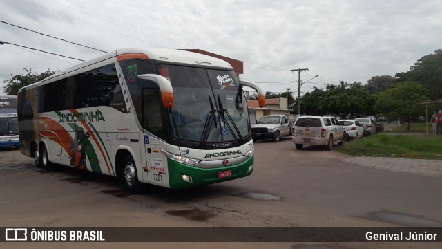 Empresa de Transportes Andorinha 7201 na cidade de Corumbá, Mato Grosso do Sul, Brasil, por Genival Júnior. ID da foto: 6803478.