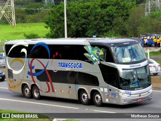 Transguga Transportes e Turismo 3065 na cidade de Aparecida, São Paulo, Brasil, por Matheus Souza. ID da foto: 6803341.