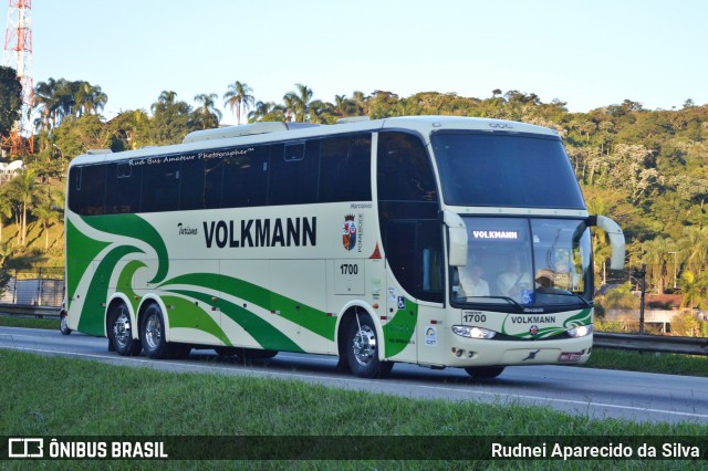 Empresa de Transportes Coletivos Volkmann 1700 na cidade de Santa Isabel, São Paulo, Brasil, por Rudnei Aparecido da Silva. ID da foto: 6802843.