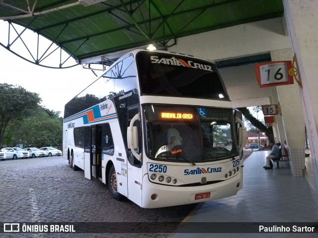 VUSC - Viação União Santa Cruz 2250 na cidade de Joinville, Santa Catarina, Brasil, por Paulinho Sartor. ID da foto: 6803045.