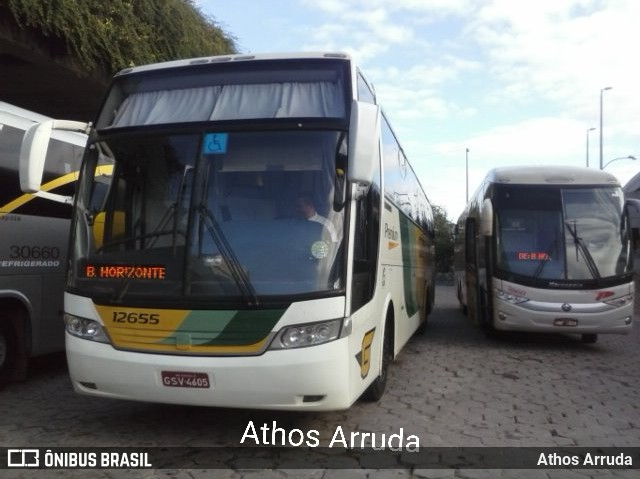 Empresa Gontijo de Transportes 12655 na cidade de Belo Horizonte, Minas Gerais, Brasil, por Athos Arruda. ID da foto: 6803815.