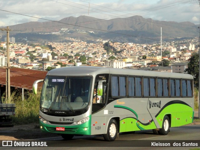 Turin Transportes 1480 na cidade de Belo Horizonte, Minas Gerais, Brasil, por Kleisson  dos Santos. Número da foto: #6803879.