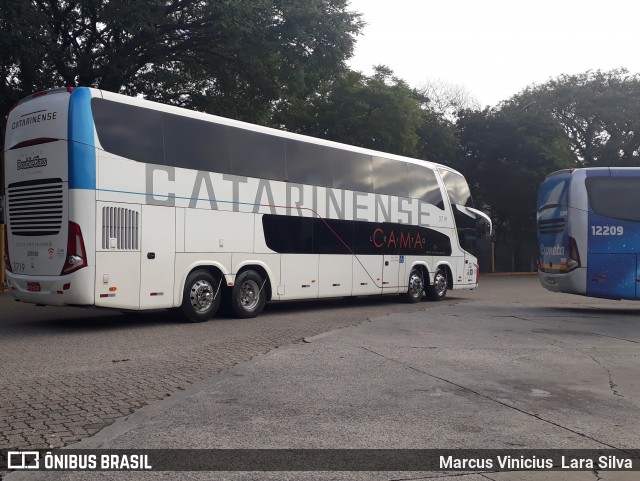 Auto Viação Catarinense 3719 na cidade de São Paulo, São Paulo, Brasil, por Marcus Vinicius Lara Silva. Número da foto: #6803321.