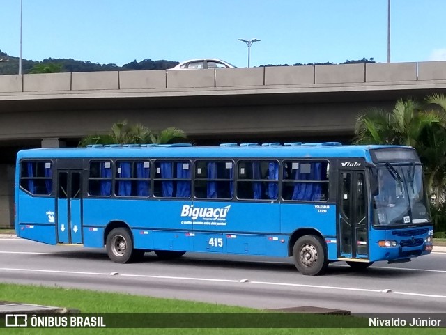 Biguaçu Transportes Coletivos Administração e Participação 415 na cidade de Florianópolis, Santa Catarina, Brasil, por Nivaldo Júnior. Número da foto: #6806892.