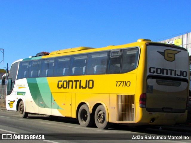 Empresa Gontijo de Transportes 17110 na cidade de Belo Horizonte, Minas Gerais, Brasil, por Adão Raimundo Marcelino. ID da foto: 6806157.