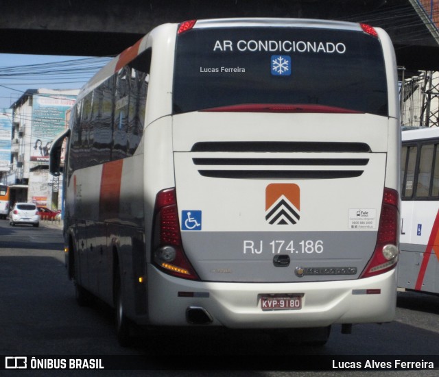 Viação Cidade do Aço RJ 174.186 na cidade de Nova Iguaçu, Rio de Janeiro, Brasil, por Lucas Alves Ferreira. ID da foto: 6805185.