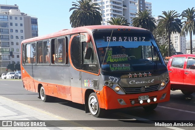 Ônibus Particulares 577 na cidade de Viña del Mar, Valparaíso, Valparaíso, Chile, por Mailson Amâncio. ID da foto: 6805448.