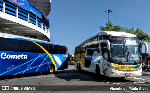 Empresa Gontijo de Transportes 18160 na cidade de Aparecida, São Paulo, Brasil, por Vicente de Paulo Alves. Número da foto: #6805513.