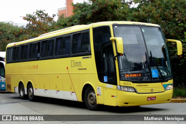 Viação Itapemirim 9003 na cidade de São Paulo, São Paulo, Brasil, por Matheus Henrique. ID da foto: 6805327.