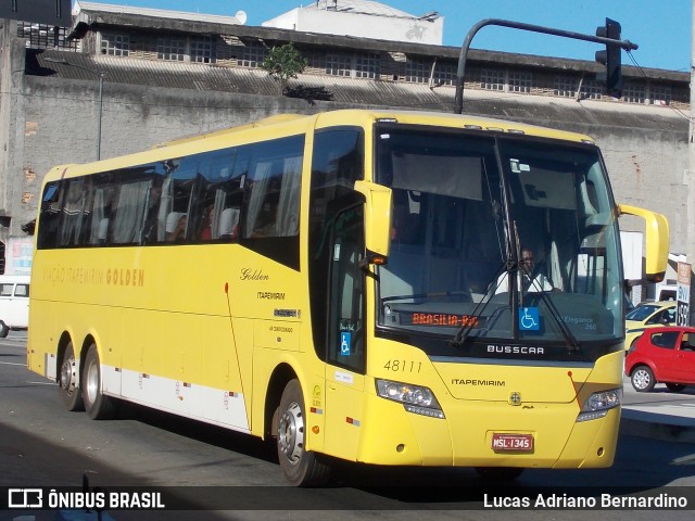 Viação Itapemirim 48111 na cidade de Rio de Janeiro, Rio de Janeiro, Brasil, por Lucas Adriano Bernardino. ID da foto: 6804091.