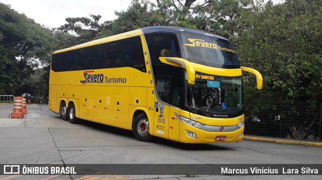 Severo Turismo 1510 na cidade de São Paulo, São Paulo, Brasil, por Marcus Vinicius Lara Silva. Número da foto: #6806472.