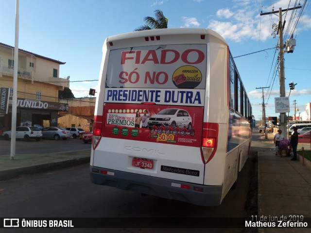 Ônibus Particulares 3340 na cidade de Irecê, Bahia, Brasil, por Matheus Zeferino. Número da foto: #6806368.