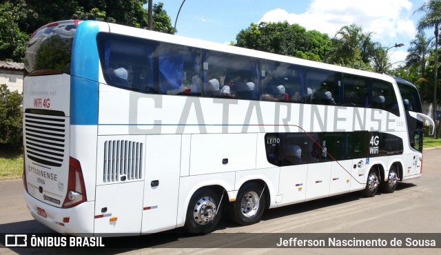 Auto Viação Catarinense 3531 na cidade de Medianeira, Paraná, Brasil, por Jefferson Nascimento de Sousa. ID da foto: 6804025.